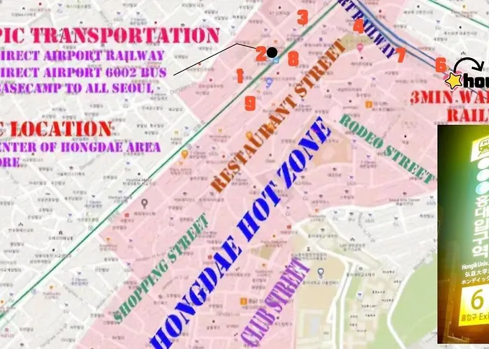 Daire Hongdae 5 Minutes, Park View, 8-person Family, Free Parking, Luggage Storage, Early Check-in, Late Check-out, Infant Welcome, Dryer And Bidet